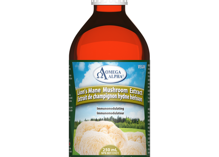 Omega Alpha - Extrait de champignon crinière de lion | 250 ml