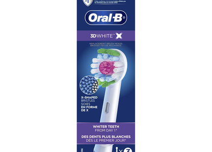 Oral-B - 3D White Brush Heads | 3 Replacements