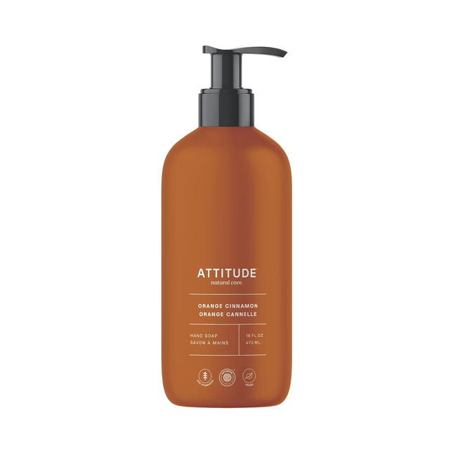 Attitude - Liquid Hand Soap, Orange Cinnamon | 473 mL