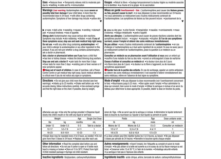 Tylenol - Gouttes contre la fièvre et la douleur chez les nourrissons 80 MG/mL - 0 à 23 mois | 24 ml