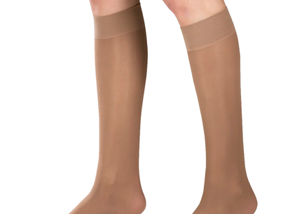 TRUFORM - Ladies' Sheer Lites Knee High, Closed Toe | 15-20 mmhg