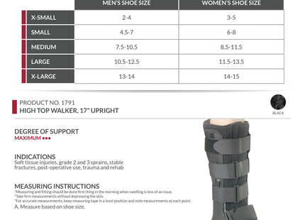 OTC - High-Top Walker Boot Black