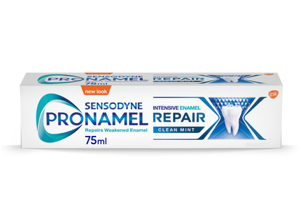 Sensodyne - Dentifrice quotidien anti-carie ProNamel Intensive Email Repair - Menthe propre | 75 ml