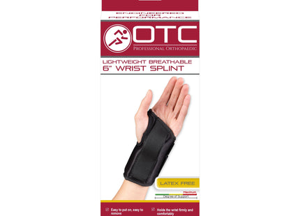 OTC - 6" Wrist Brace Black