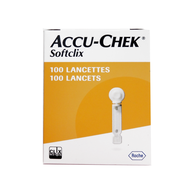 Roche - Lancettes Accu Chek Softclix | 100 lancettes