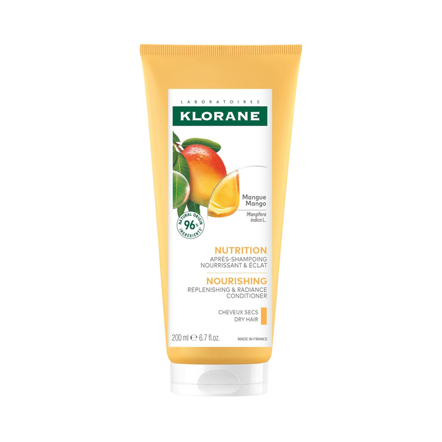 Klorane - Après-shampoing nourrissant pour cheveux secs, mangue | 200 ml