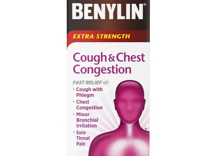 Benylin - Cough & Chest Congestion Syrup, Extra Strength | 250 mL