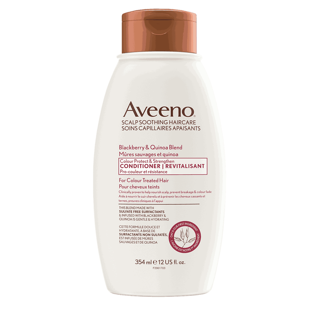 Aveeno - Après-shampooing Color Protect & Strengthen - Mûre et quinoa | 354 ml