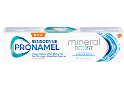 Sensodyne - Pro-émail - Boost minéral avec action blanchissante douce | 75 ml