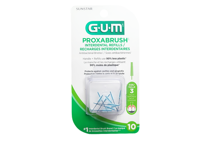 GUM - Recharges Proxabrush - Tight | paquet de 10