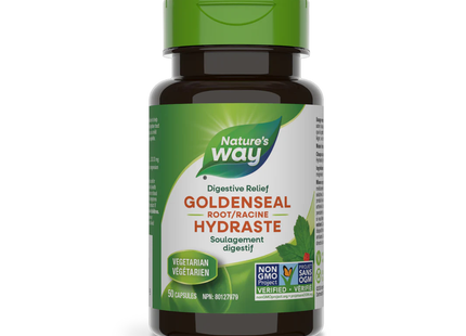 Nature's Way - Soulagement digestif de la racine d'hydraste | 50 Gélules