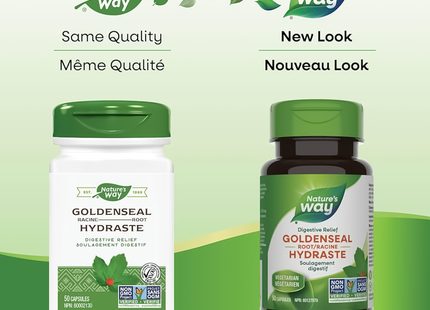 Nature's Way - Soulagement digestif de la racine d'hydraste | 50 Gélules