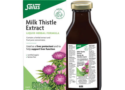Salus - Extrait de chardon-Marie, formule liquide à base de plantes | 250 ml