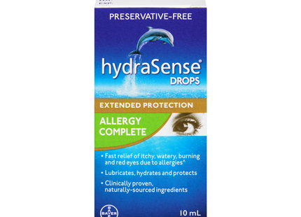 Hydrasense - Protection prolongée, Allergie complète | 10 ml