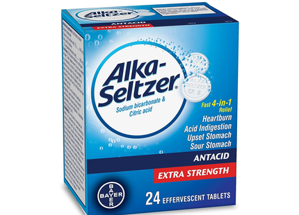 Alka-Seltzer - Antacid, Extra Strength | 24 Tablets
