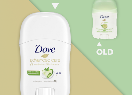Dove - Go Fresh Cool Essentials 48h Antiperspirant Stick - Travel Size | 14 g