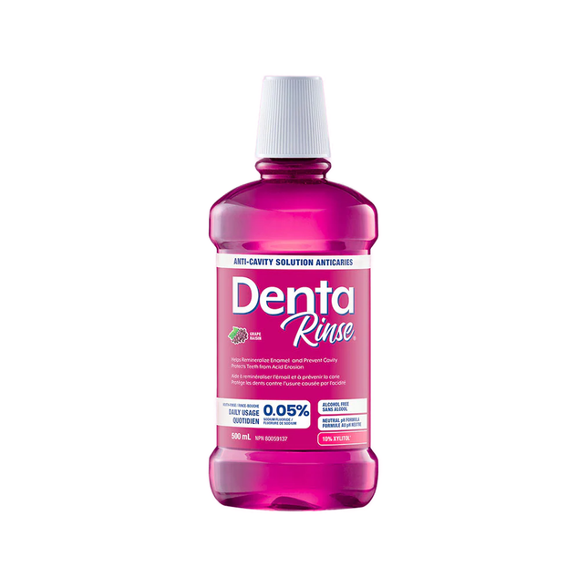 Denta Rinse - Anti Cavity Mouth Rinse - Grape | 500 mL
