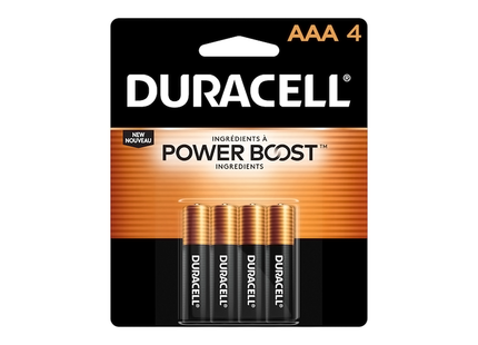 Duracell - Piles alcalines AAA | Paquet de 4