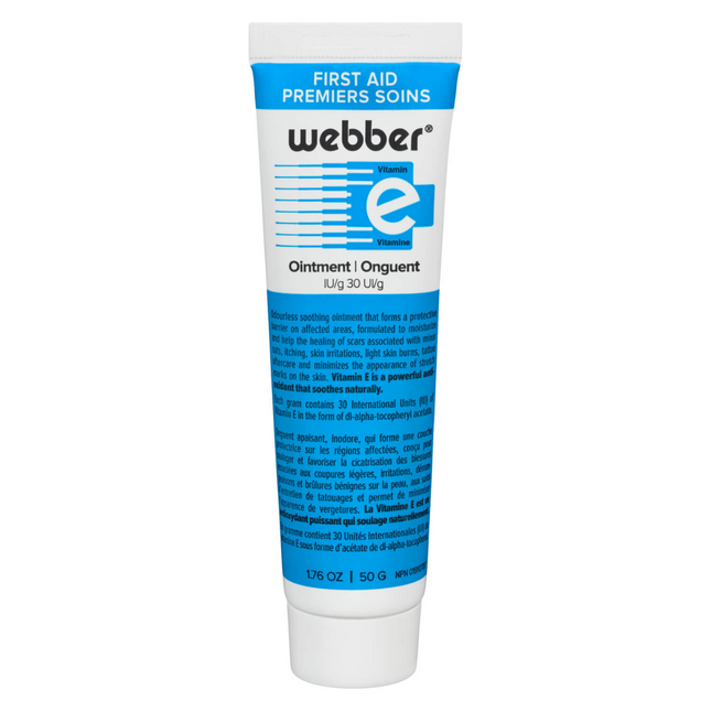 Webber - Pommade de premiers soins à la vitamine E | 50 grammes