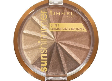 Rimmel Sun Shimmer Bronzer 3 in 1 - Bronze Goddess 002 | 9.9g
