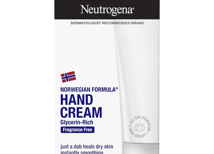 Neutrogena - Crème pour les mains formule norvégienne - Sans parfum | 50 ml