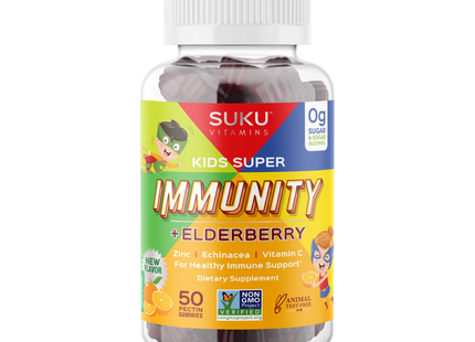 Vitamines Suku - Super immunité pour enfants | 60 gommes