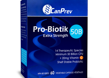 CanPrev - Pro-Biotik 50B - Extra Strength | 60 Capsules