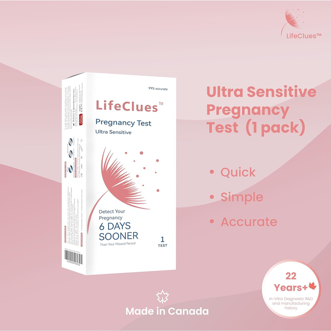 LifeClues - Ultra Sensitive Pregnancy Test | 1 test
