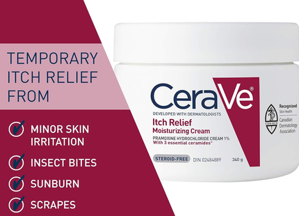 CeraVe - Itch Relief Moisturizing Cream