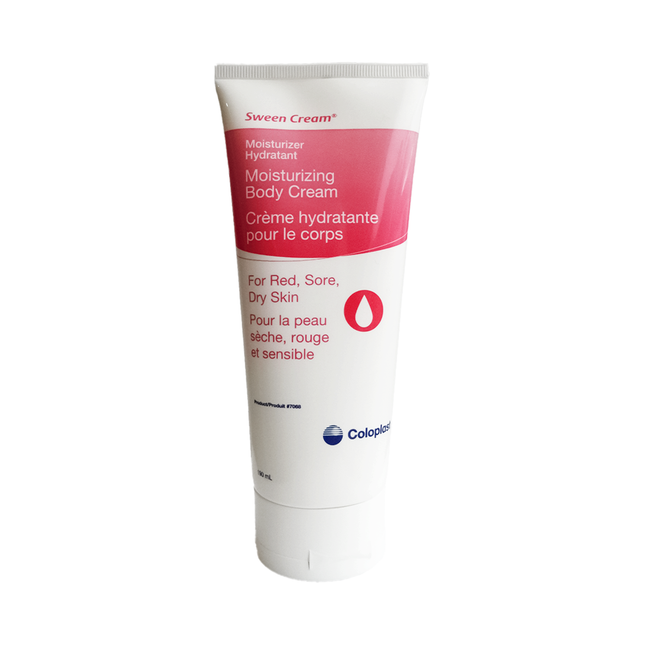 Coloplast - Sween Cream, crème hydratante pour le corps pour les peaux rouges, douloureuses et sèches | 190 mL