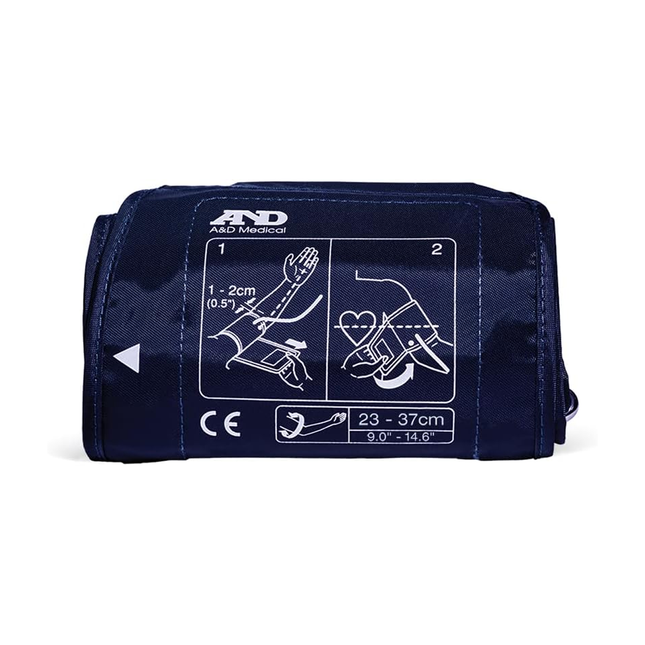 AND Medical - Life Source - Brassard de tension artérielle - Moyen - UA-290A - 9"-14"/ 23 - 37 cm | 1 brassard