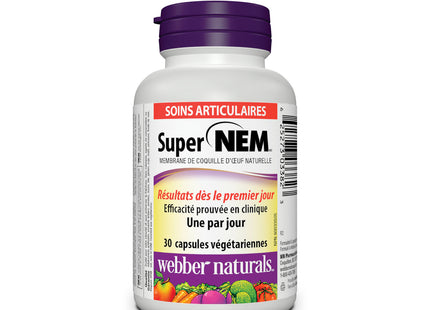 Webber Naturals - NEM 500 mg Membrane naturelle de coquille d'œuf | 30 Gélules