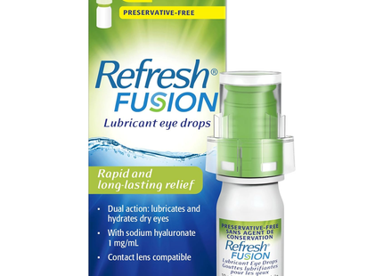 Refresh Fusion - Gouttes oculaires lubrifiantes longue durée | 10 ml