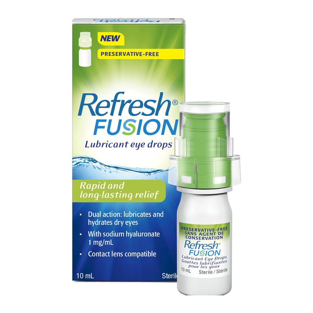 Refresh Fusion - Gouttes oculaires lubrifiantes longue durée | 10 ml