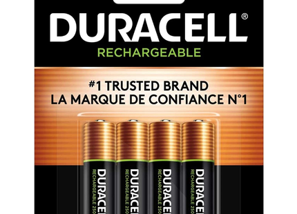 Duracell - Pile rechargeable AA | Paquet de 4