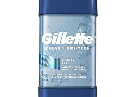 Gillette - Clear + Dri-Tech - 72 HR Antiperspirant Protection - Arctic Ice | 108 g