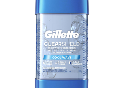 Gillette - Clear Shield - Cool Wave Scent  | 108 g