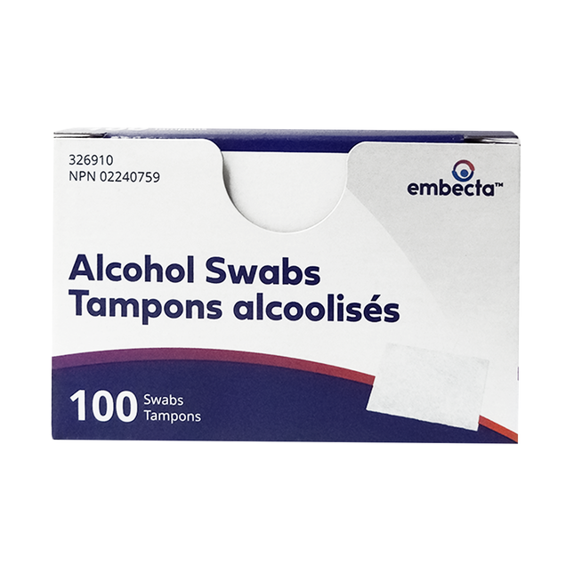 Embecta - Tampons alcoolisés | 100 tampons