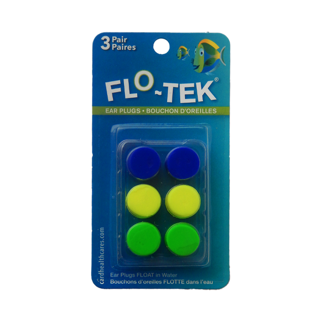 Flo-Tek - Bouchons d'oreilles | 3 paires