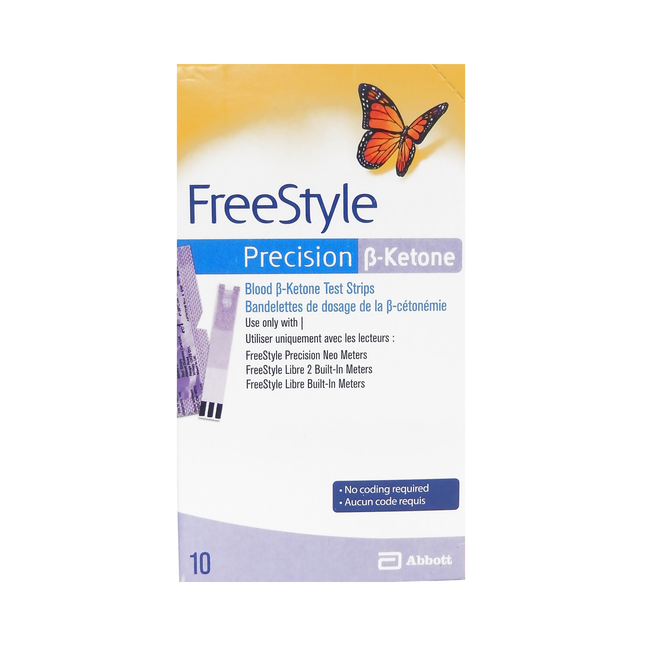 FreeStyle - Bandelettes de test de précision pour la cétone B | 10 bandes
