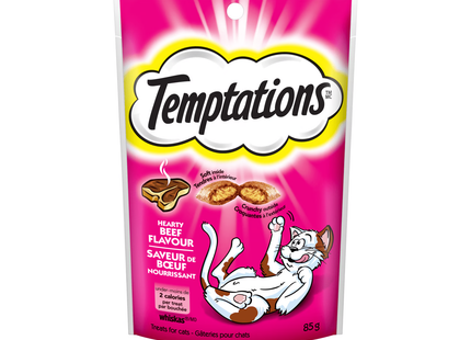 Temptations - Friandises pour chats - Saveur de bœuf copieuse | 85g