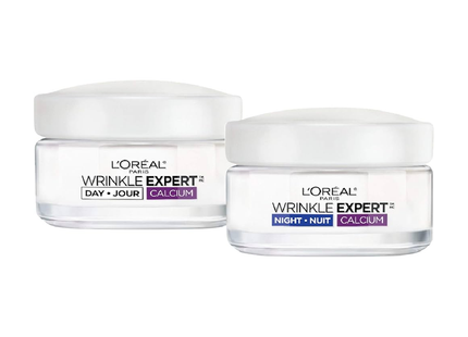 L'Oréal - Wrinkle Expert 55+, Routine Anti-Âge Jour & Nuit | 2x 50 mL