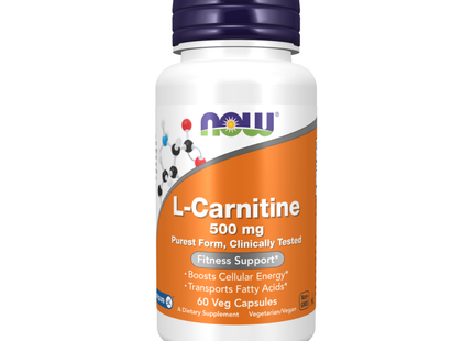 NOW - L-Carnitine 500 mg | 60 Capsules