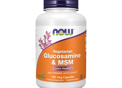 NOW - Vegetarian Glucosamine & MSM | 120 Capsules