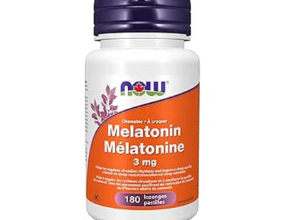 NOW - Melatonin 3 mg+ B-6 Peppermint Chew | 180 Chew