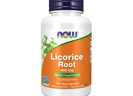 NOW - Licorice Root 450 mg | 100 Capsules