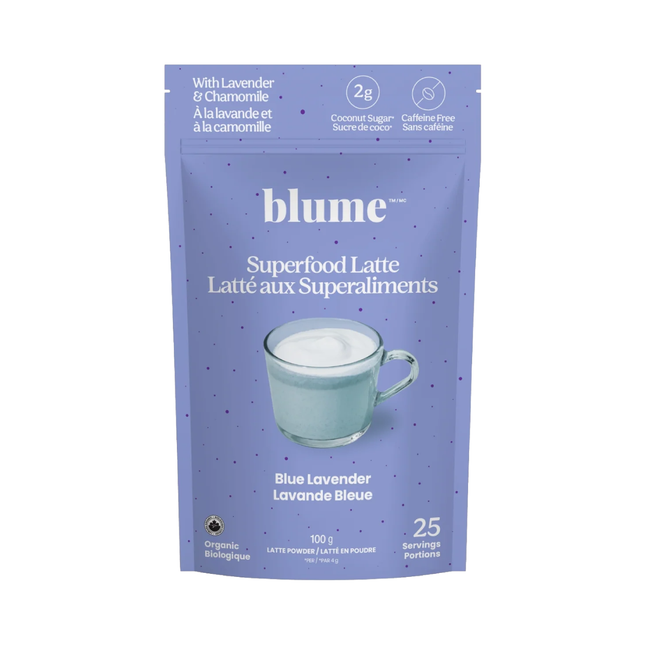 Blume - Superfood Latte, Blue Lavender | 100 g