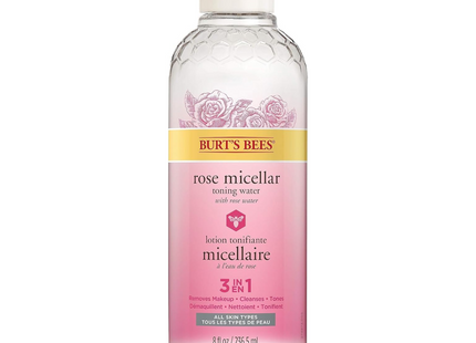 Burt's Bees - Eau micellaire tonifiante à l'eau de rose | 236 ml