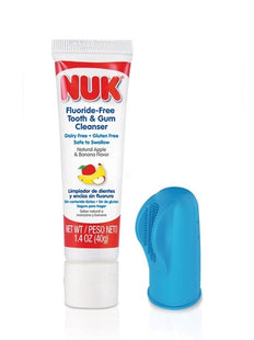Nuk Grins & Giggles Infant 3-Sided Fingerbrush Set