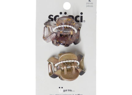 Scunci - U Got This Jaw Clips | 2 Pieces